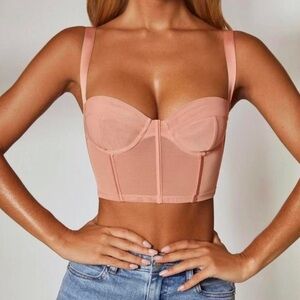 Oh Polly Love Letter Corset Top